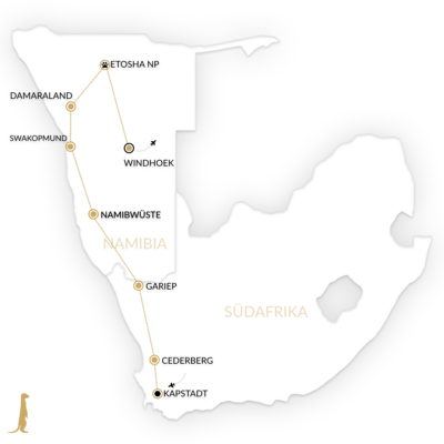 Route von Kapstadt nach Windhoek, Kleingruppenreise Namibia