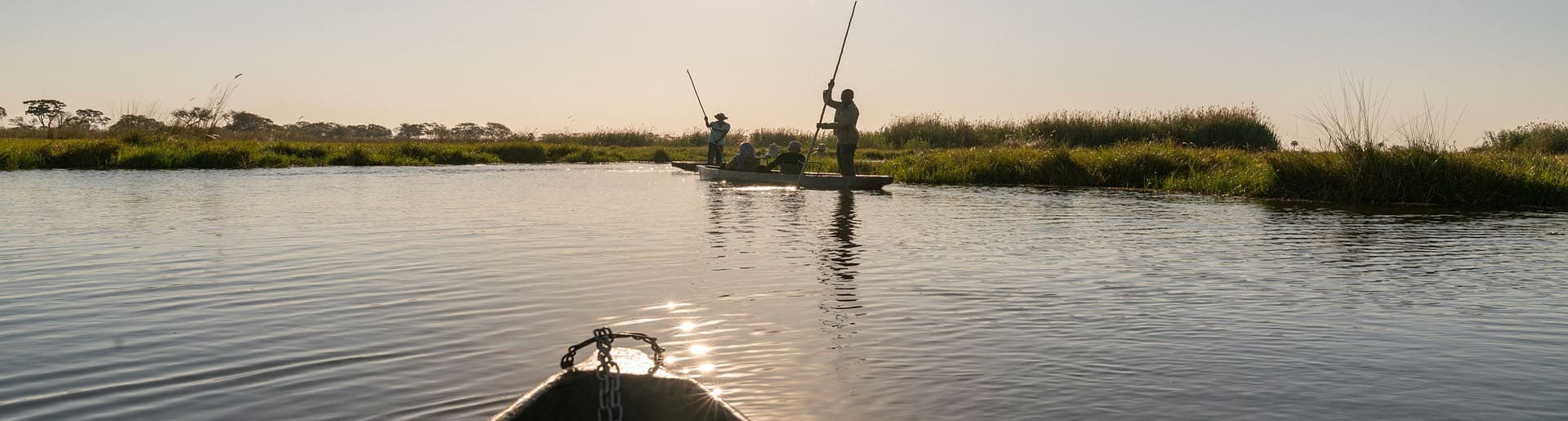 Okavango Delta Mokoro fahrt