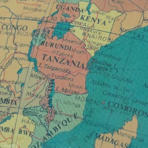 Tansania Vorbereitungen Tansania Reise Landkarte