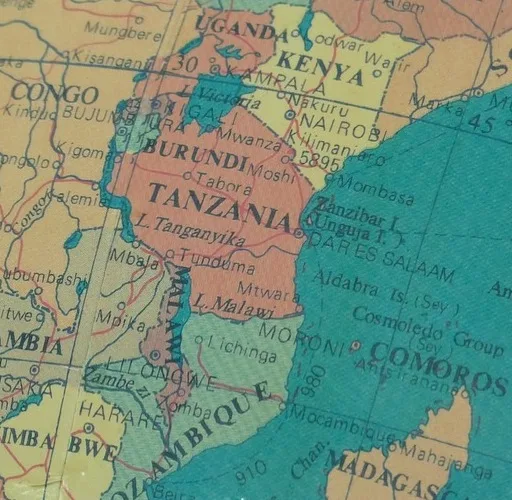 Tansania Vorbereitungen Tansania Reise Landkarte