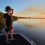 Tukio afrika botswana hümeyra Mokoro-fahrt im okavango delta bei sonnenuntergang